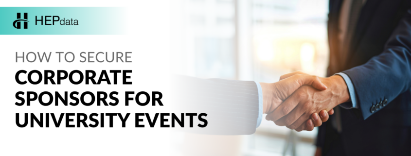 How to Secure Corporate Sponsors for University Events