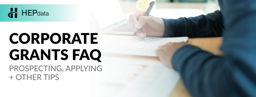 Corporate Grants FAQ_ Prospecting, Applying + Other Tips